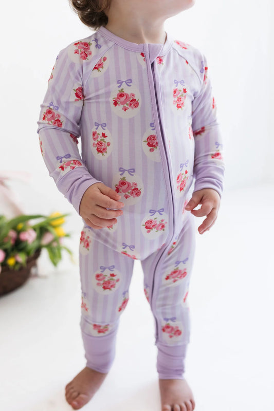 Petal Pop Zipper Romper