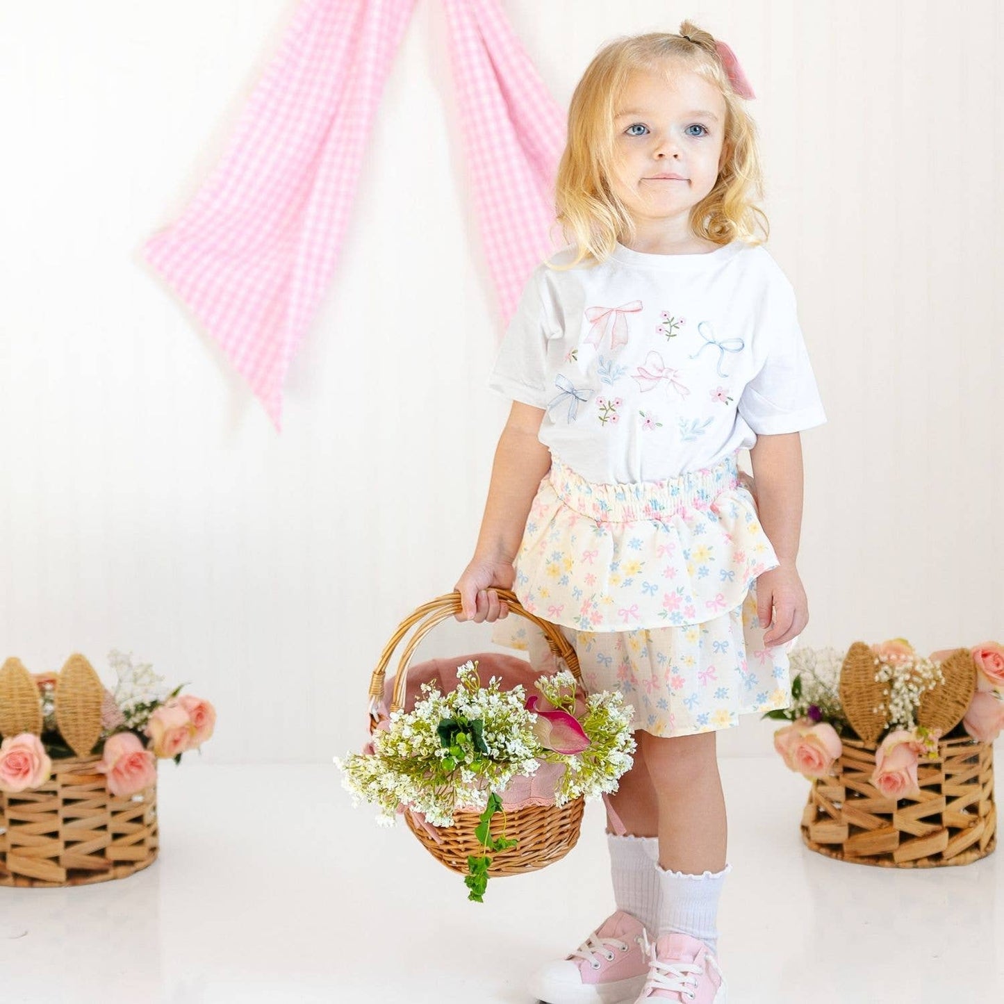 Sweet Floral Skort - Kids Boutique Clothing