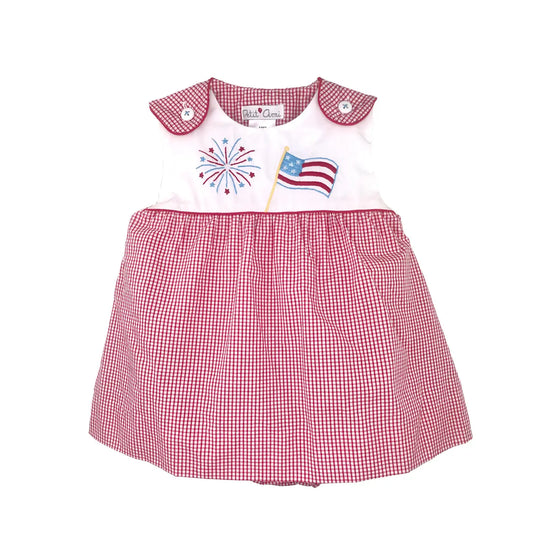 Sunbubble with Overlay Skirt & 4th of July Embroidery