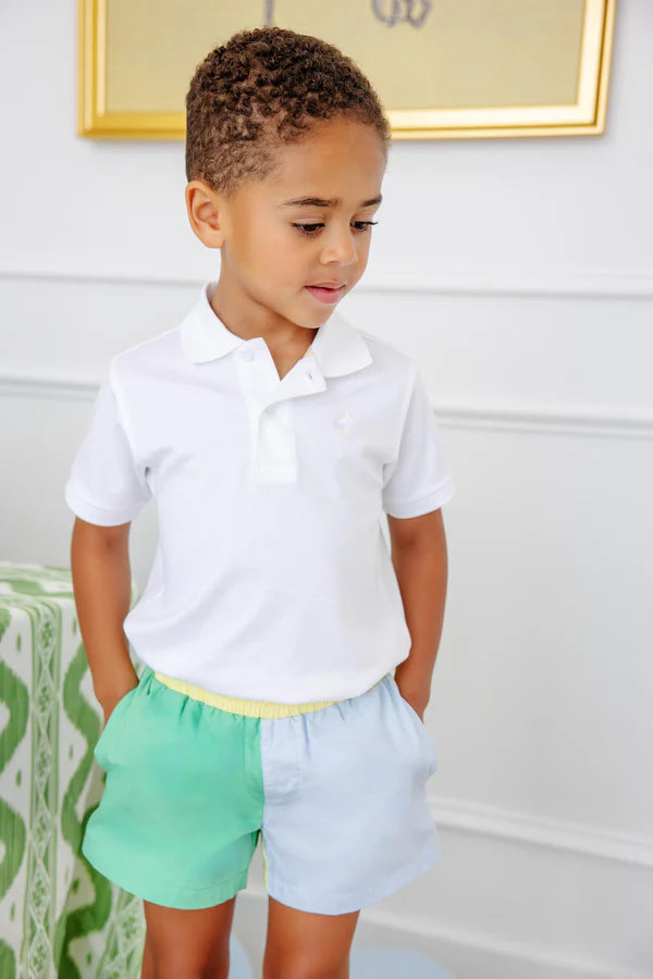 Sheffield Shorts- Grace Bay Green, Buckhead Blue, and Lake Worth Yellow