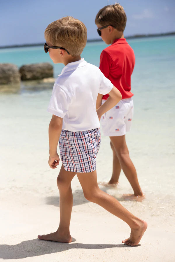 Sheffield Shorts - Pierce Mill Plaid Seersucker