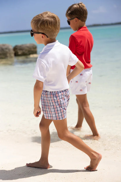 Sheffield Shorts - Pierce Mill Plaid Seersucker