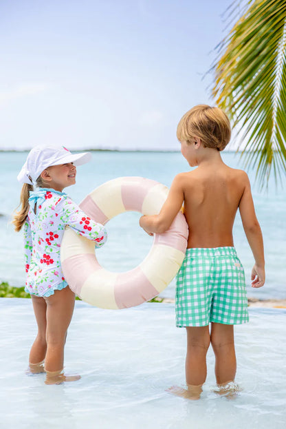 Sarasota Surf Suit - Berry Sweet with Belhaven Blue