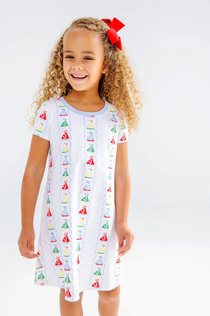 Polly Play Dress- Set Sail with Beale Street Blue