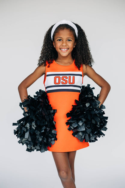 The Oklahoma State | Burnt Orange Classic Cheer Dress