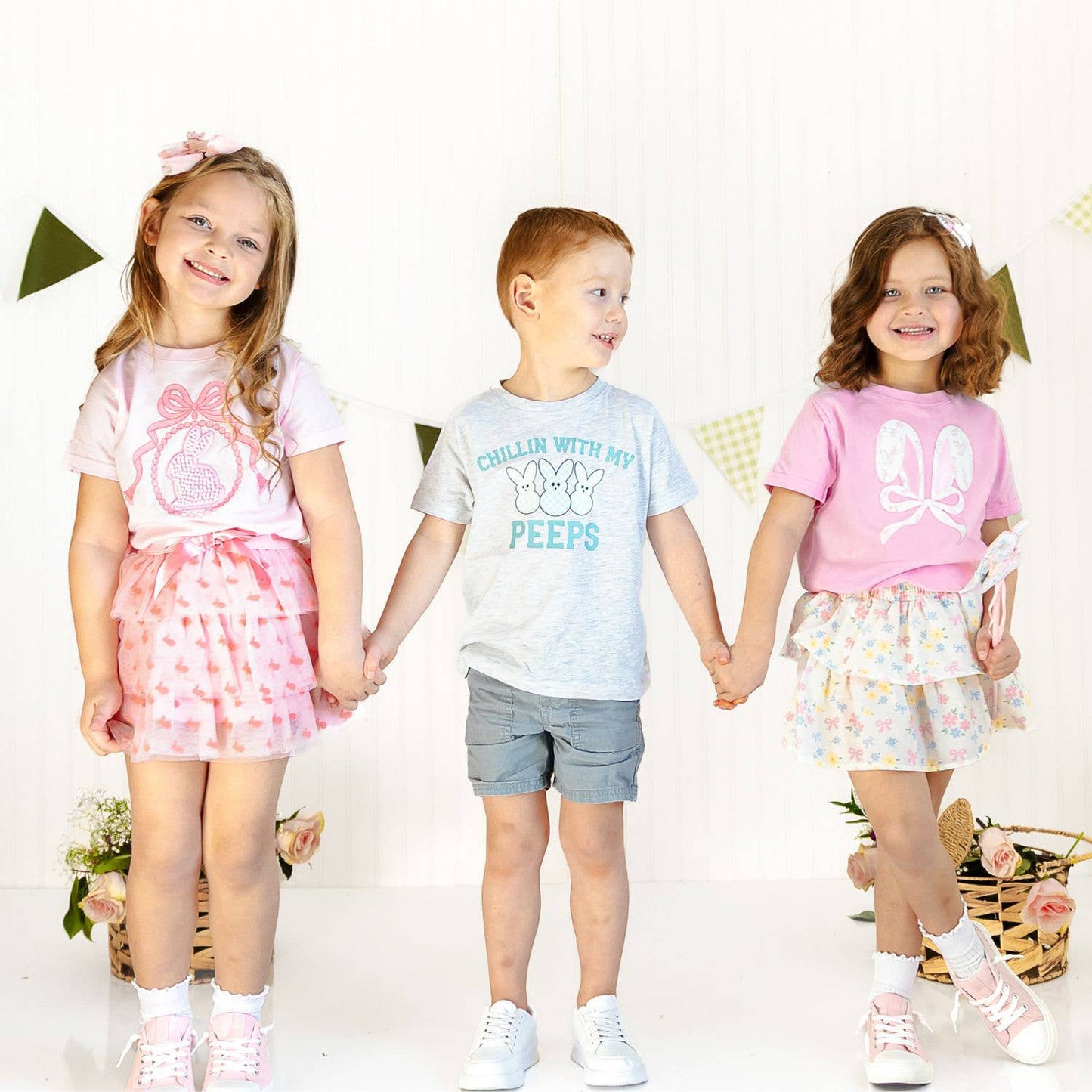 Sweet Floral Skort - Kids Boutique Clothing
