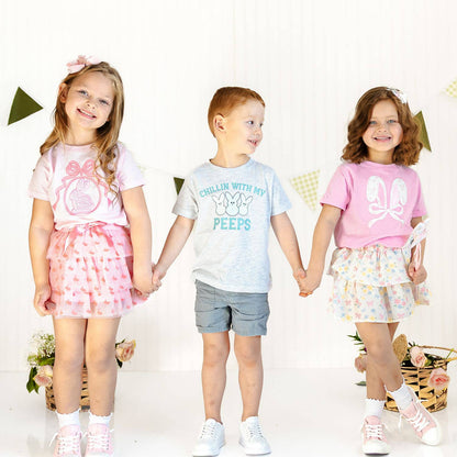 Sweet Floral Skort - Kids Boutique Clothing