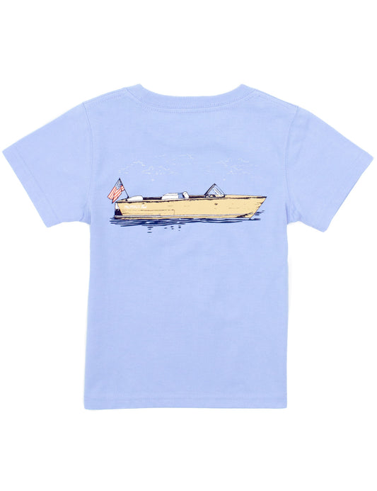 Baby Boating Tradition SS - Light Blue