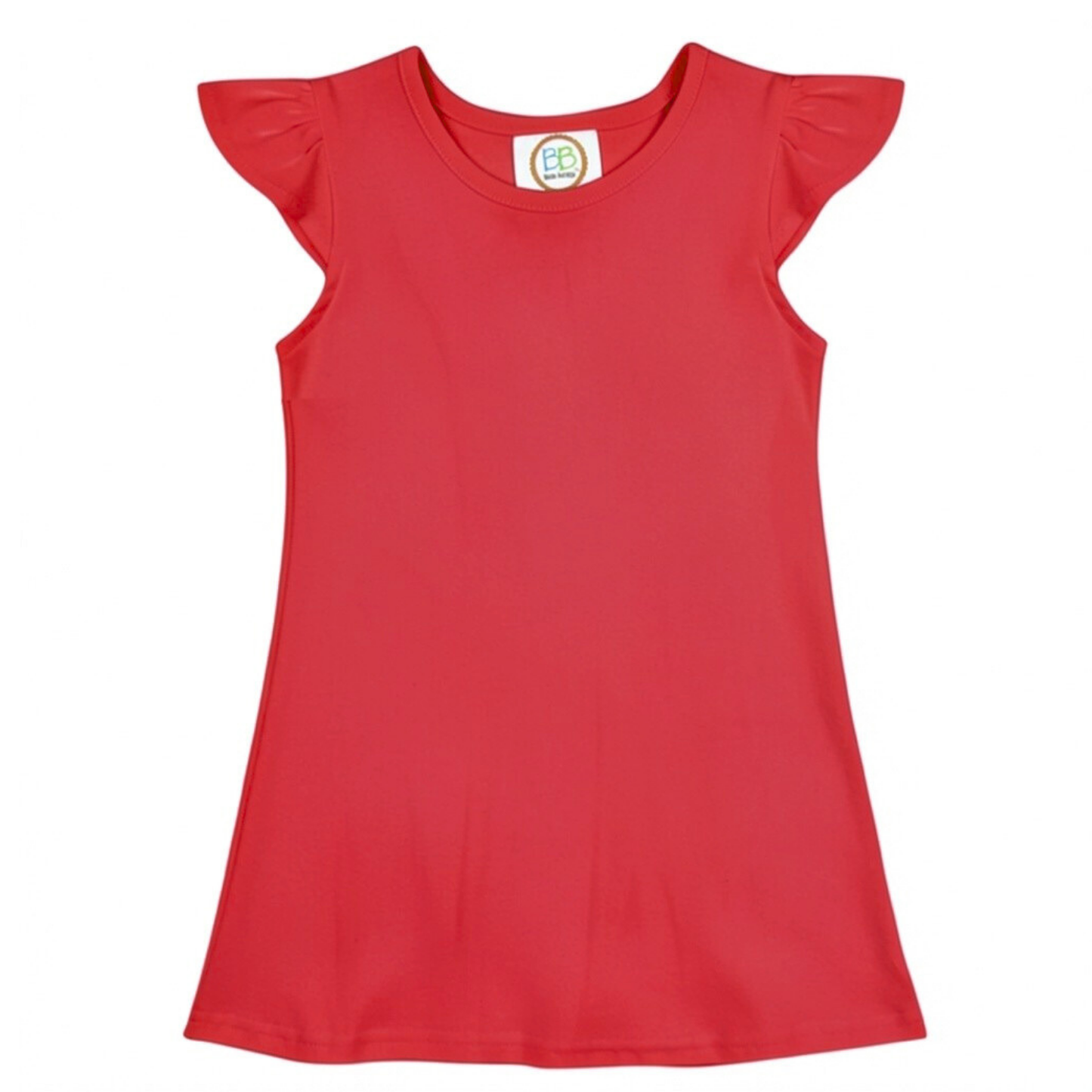 Blank Girl's Flutter Sleeve Dress