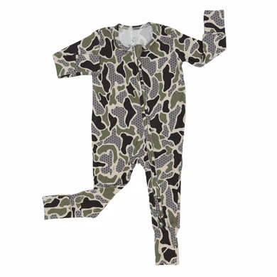 HHxCC Double Zipper Romper - RVR Camo