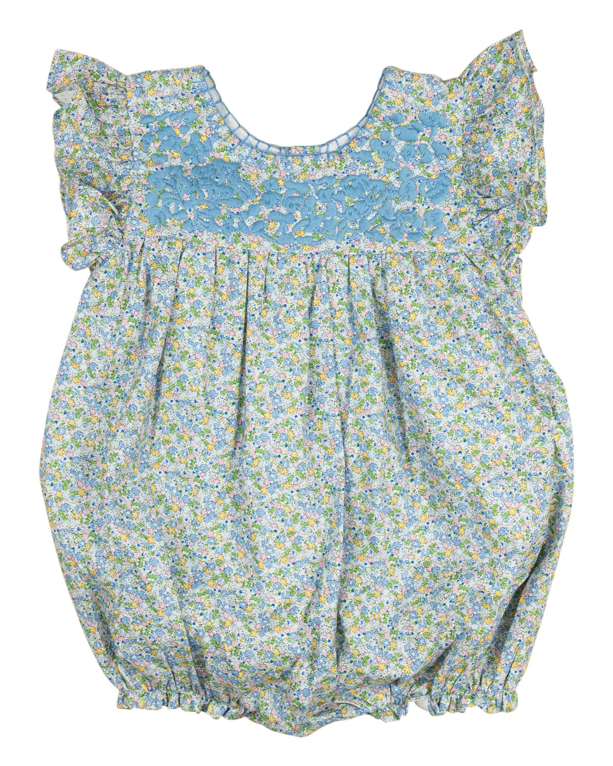 Sky Blue Floral Fiesta Bubble