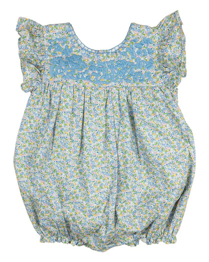 Sky Blue Floral Fiesta Bubble