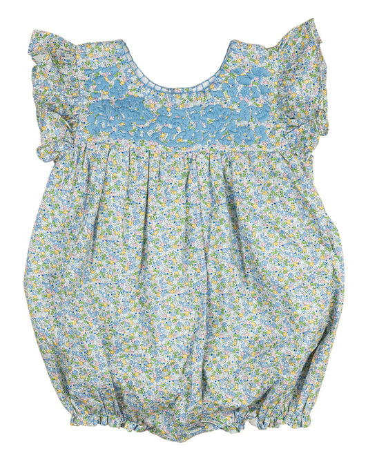 Sky Blue Floral Fiesta Bubble