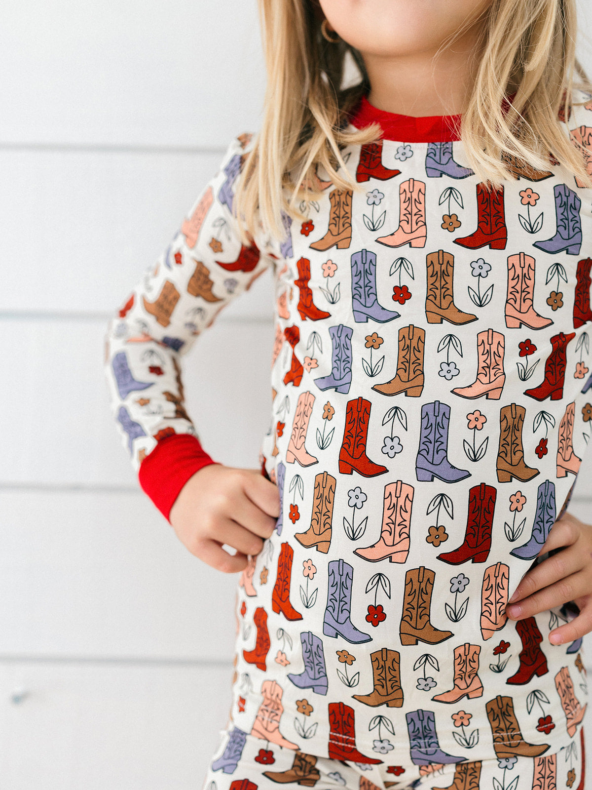 Boots and Blooms PJ Set