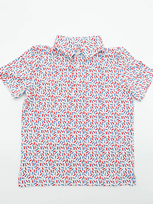 Fireworks Boys' Polo