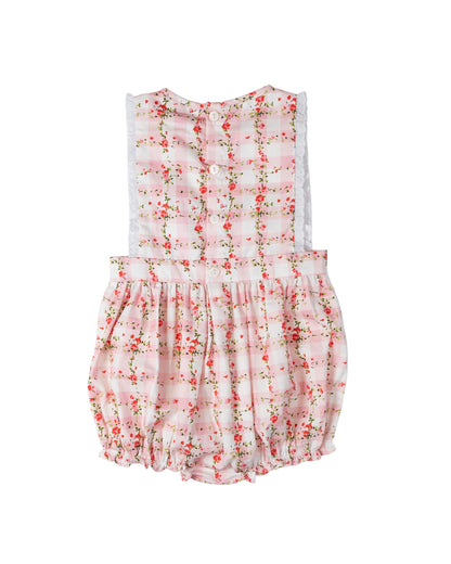 Pink Florette Gingham Olivia Bubble