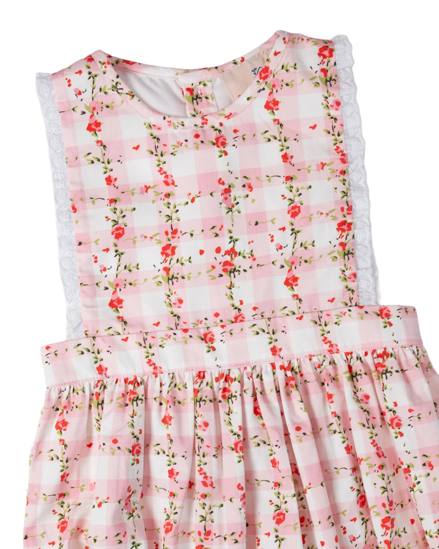 Pink Florette Gingham Olivia Bubble