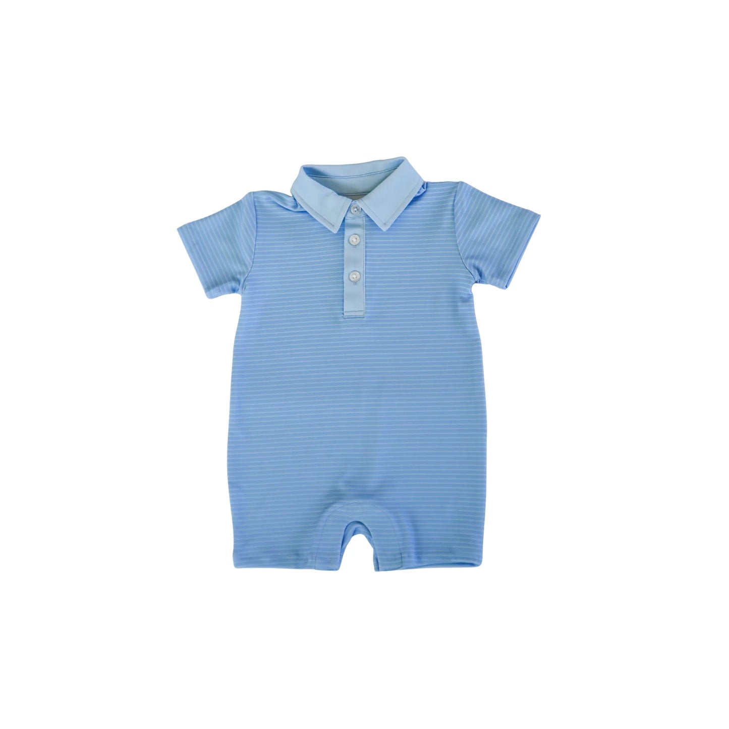 Tripp Romper - Blue Stripe