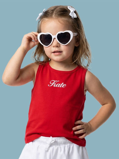 Red Active Tank Top