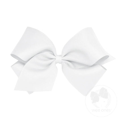 King Classic Grosgrain Hair Bow (Plain Wrap)