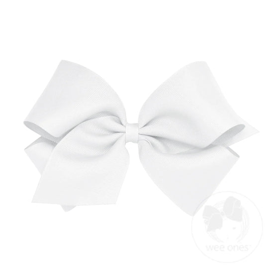 King Classic Grosgrain Hair Bow (Plain Wrap)