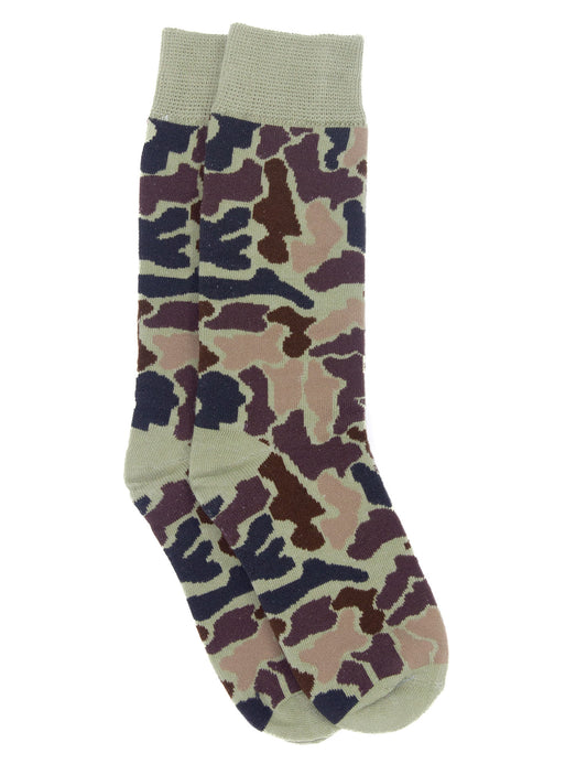 Lucky Duck Sock- Vintage Camo