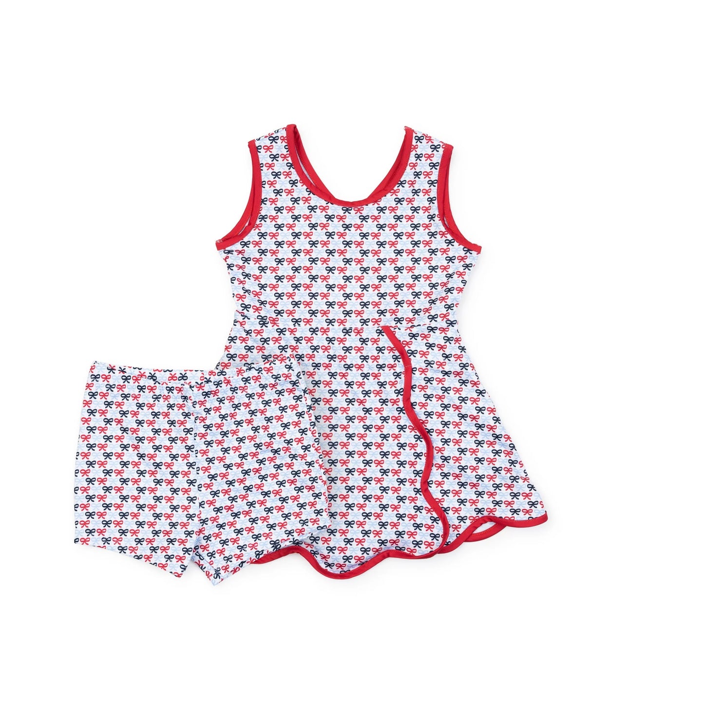 Taylor Girls' Performance Dress - Put A Bow On It Patriotic