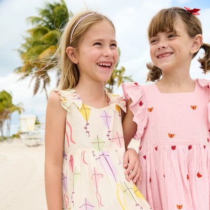 Girls Via Dress- Flying Kites