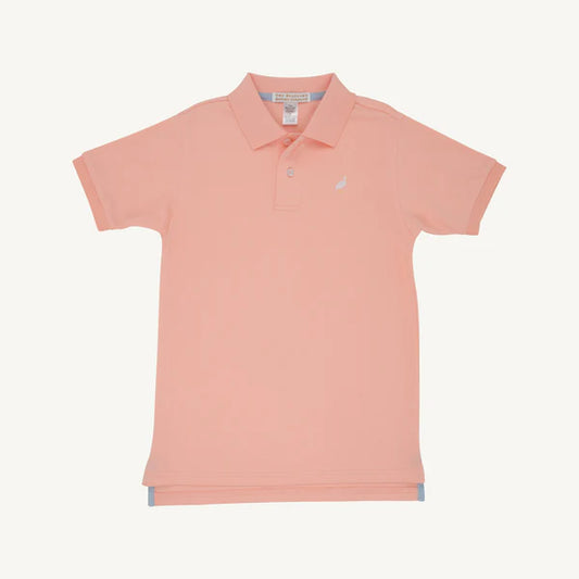 Prim & Proper Polo- Pompano Peach