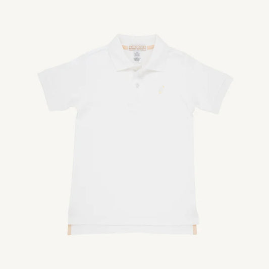 Prim & Proper Polo- Worth Avenue White