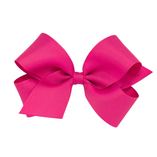 Medium Classic Grosgrain Hair Bow (Plain Wrap)