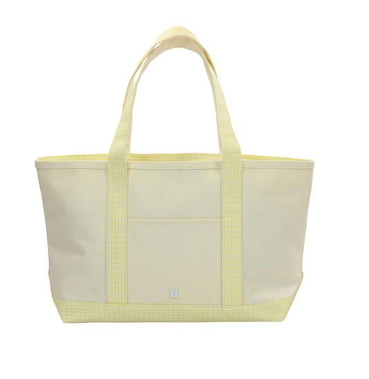 Medium Tote- Coated Canvas