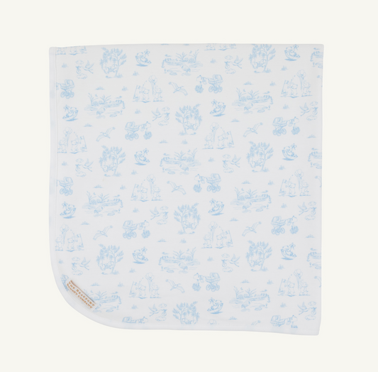 Baby Buggy Blanket - Sir Propers Sweet Arrival (Beale Street Blue)