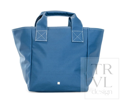 DOUBLE DUTY TOTE - COATED CANVAS TEAL