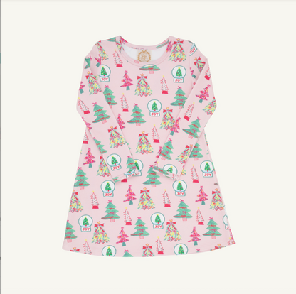 Long Sleeve Polly Play Dress - Christmas Coloring Contest