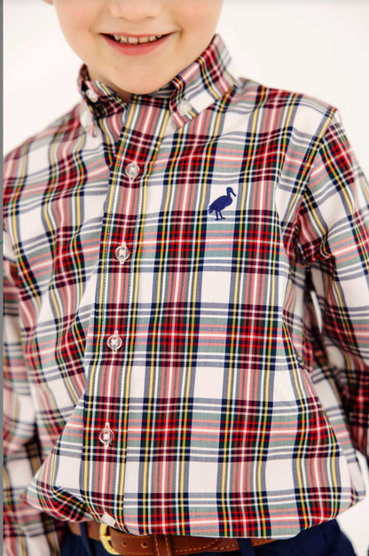 Deans List Dress Shirt - Paris Pike Plaid/Nantucket Navy