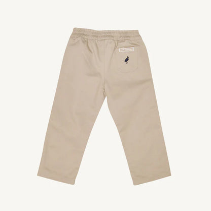 Sheffield Pants- Keeneland Khaki with Nantucket Navy Stork