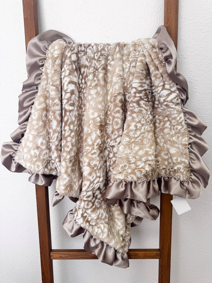 Lovely Leopard Lux Cuddle Blanket