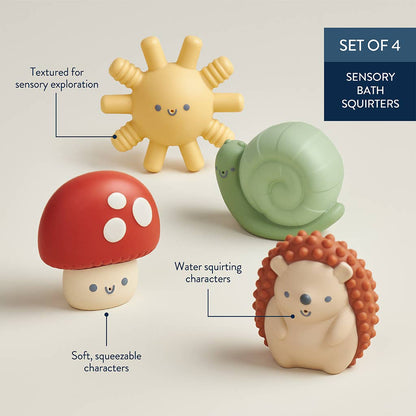 Itzy Squirt™  Soft Bath Toys (4-Pack)