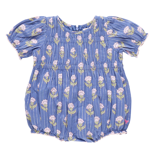 Baby Girls Waverly Bubble - Periwinkle Small Bud