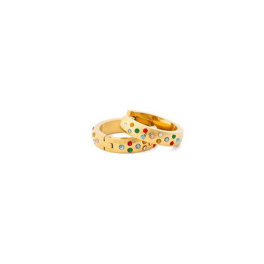Confetti Hoop Earring - Hypoallergenic