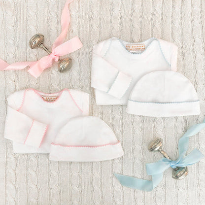 Darling Debut Set- Buckhead Blue (with snaps)