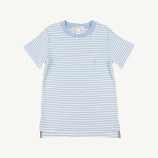 Carter Crewneck- Beale Street Blue Stripe