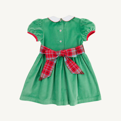 Cindy Lou Sash Dress (Velveteen)