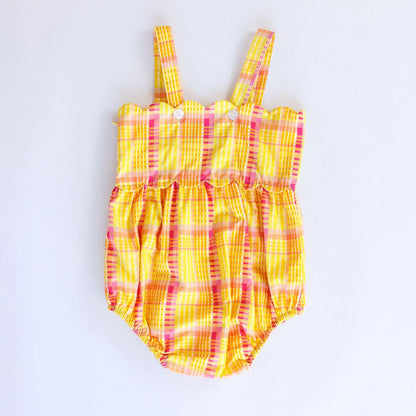 Hadley Bubble- Seashell Plaid