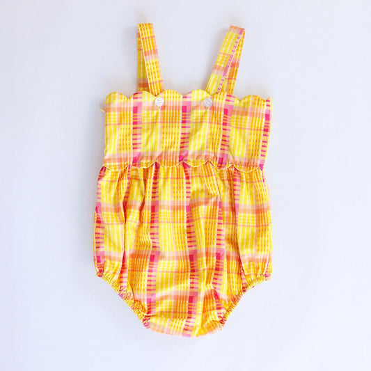 Hadley Bubble- Seashell Plaid