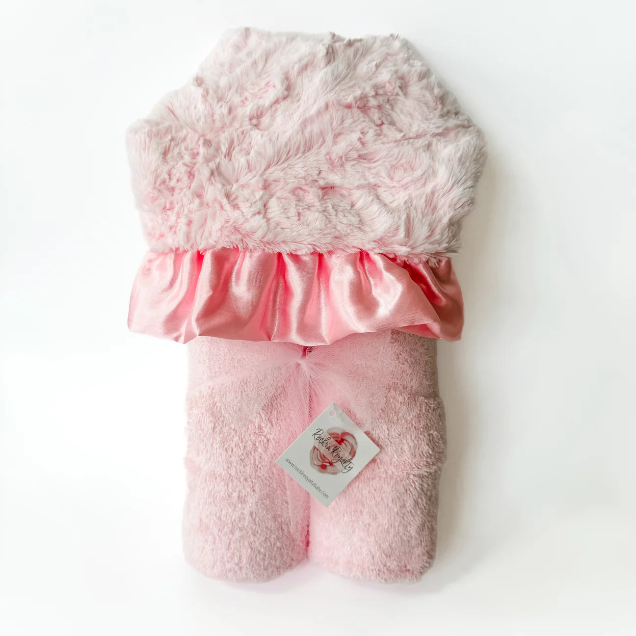 Plush Hooded Bath Towel- Girly Girl
