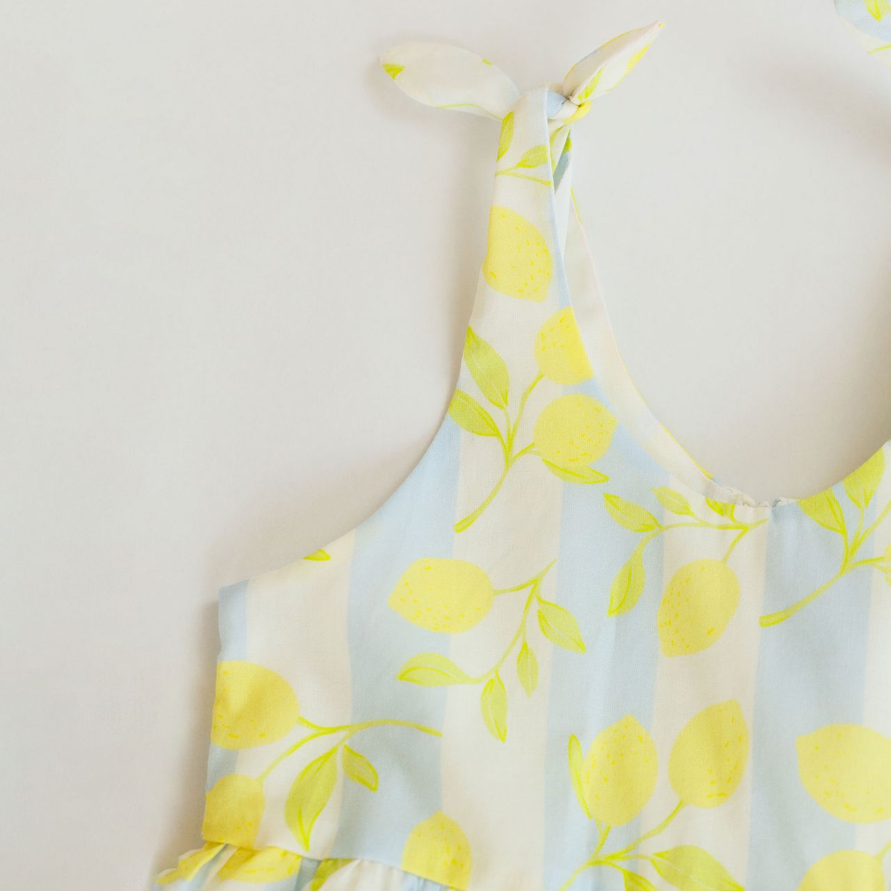 Finley Dress- Lemons Blue