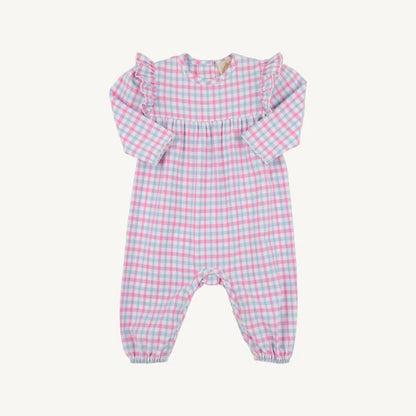 Leigh Ann Angel Sleeve Romper (Flannel)