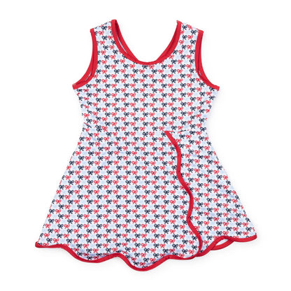 Taylor Girls' Performance Dress - Put A Bow On It Patriotic